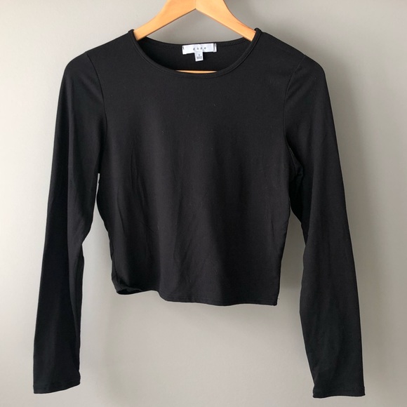 gaze Tops - gaze | Long Sleeve Crop Top